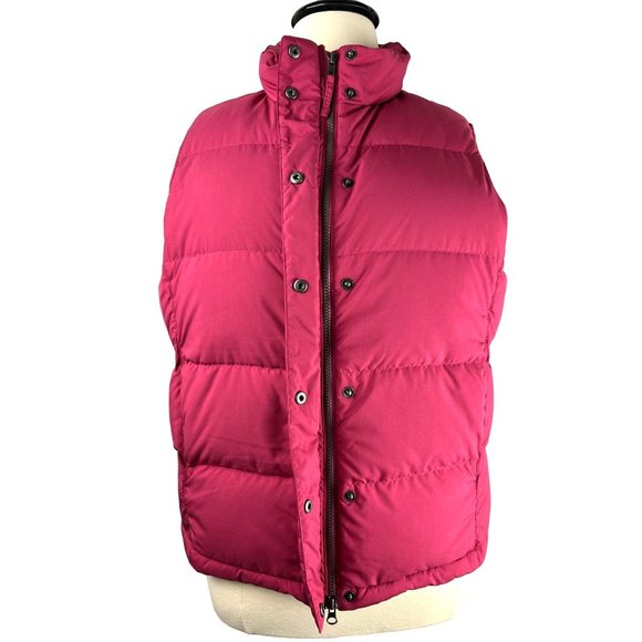 L.L Bean Pink Goose Down Vest, Women's Size X Large - Picture 2 of 16